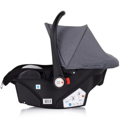 Carucior Chipolino Amore 3 in 1 Cloud Grey - imagine 14