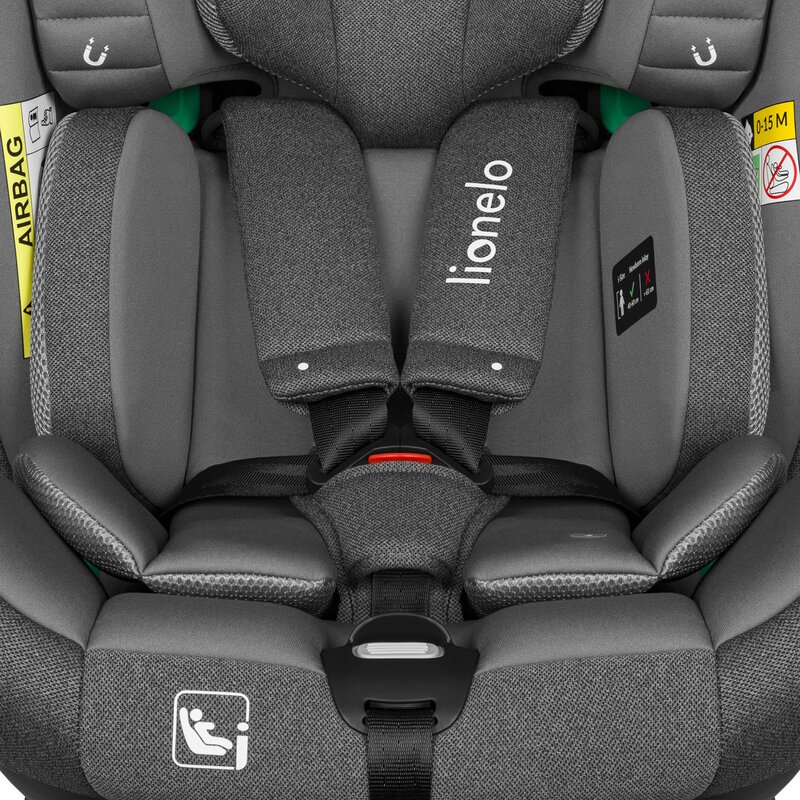 Scaun auto Lionelo Braam i-Size 0-36kg ISOFIX Gri - imagine 7