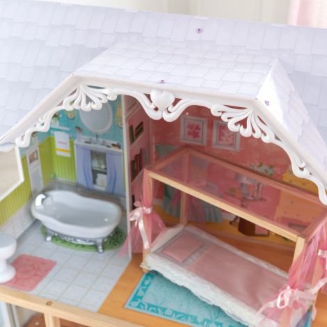 Casuta din lemn pentru papusi Kidkraft Kaylee, 3 etaje - imagine 10
