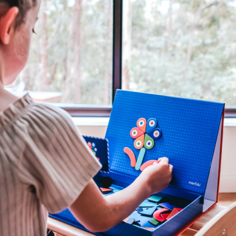 Mieredu Puzzle Magnetic Forme - Joc Educativ - imagine 8