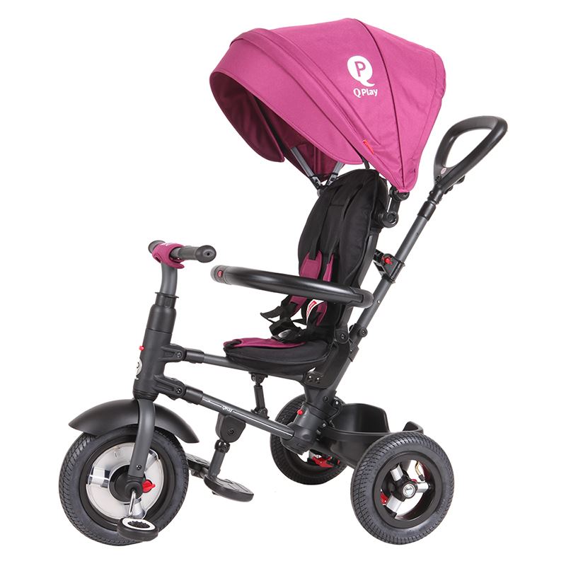 Qplay Rito Rubber - Tricicleta Violet Pliabilă - imagine 5