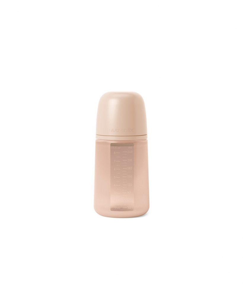 Biberon Suavinex din Silicon, 240ml, Nude - imagine 6