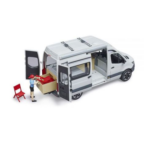 Bruder Mercedes Sprinter Camping Cu Sofer - imagine 4
