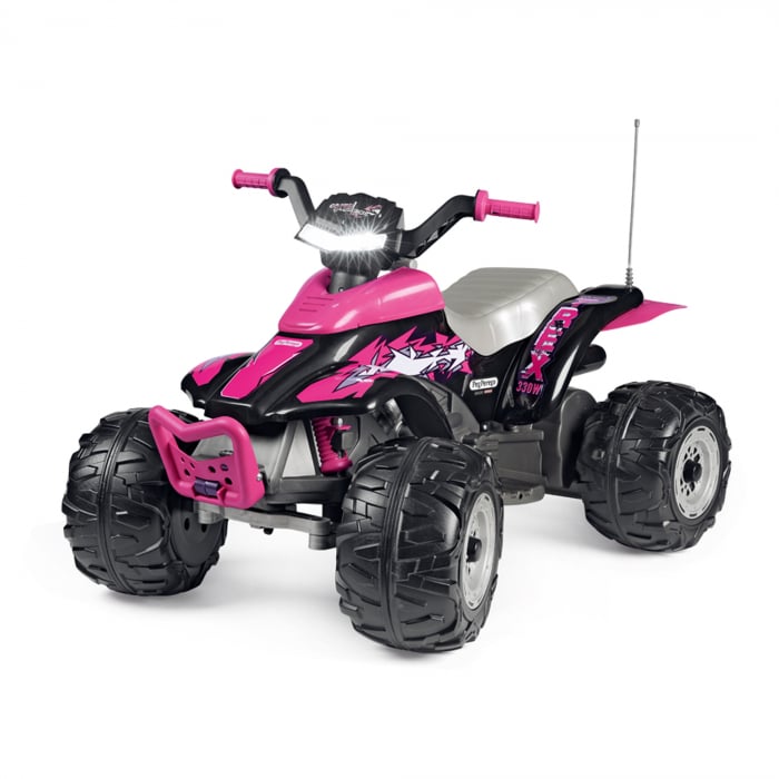 ATV Peg Perego T-Rex 330W 12V Roz Negru