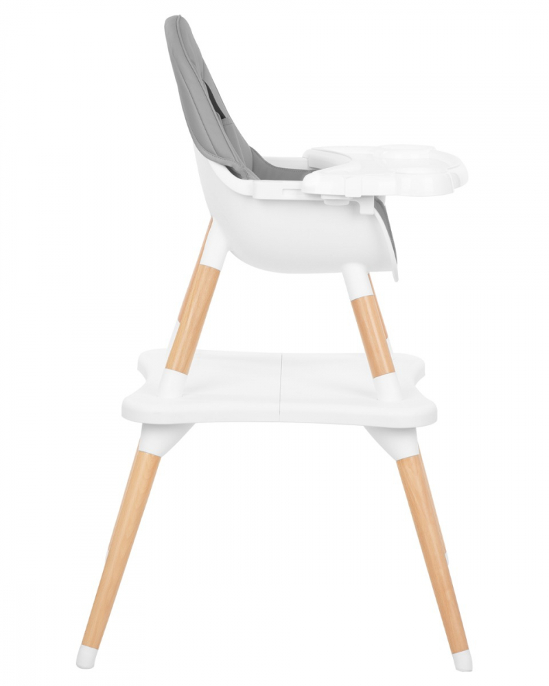 Scaun de masa Kikkaboo Multi 3in1 Gri, Evolutiv - imagine 5