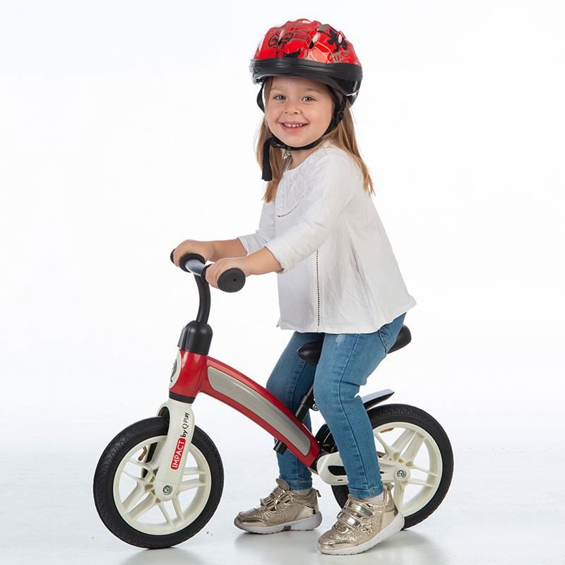 Qplay Impact Bicicletă Echilibru Roșu 10"
