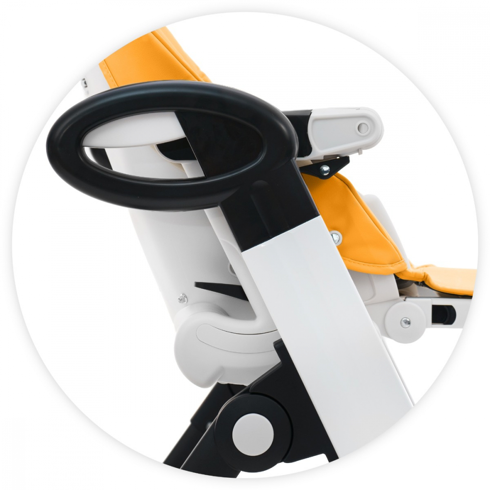 Scaun de Masa AppeKids Vogue Orange, Ergonomic - imagine 4