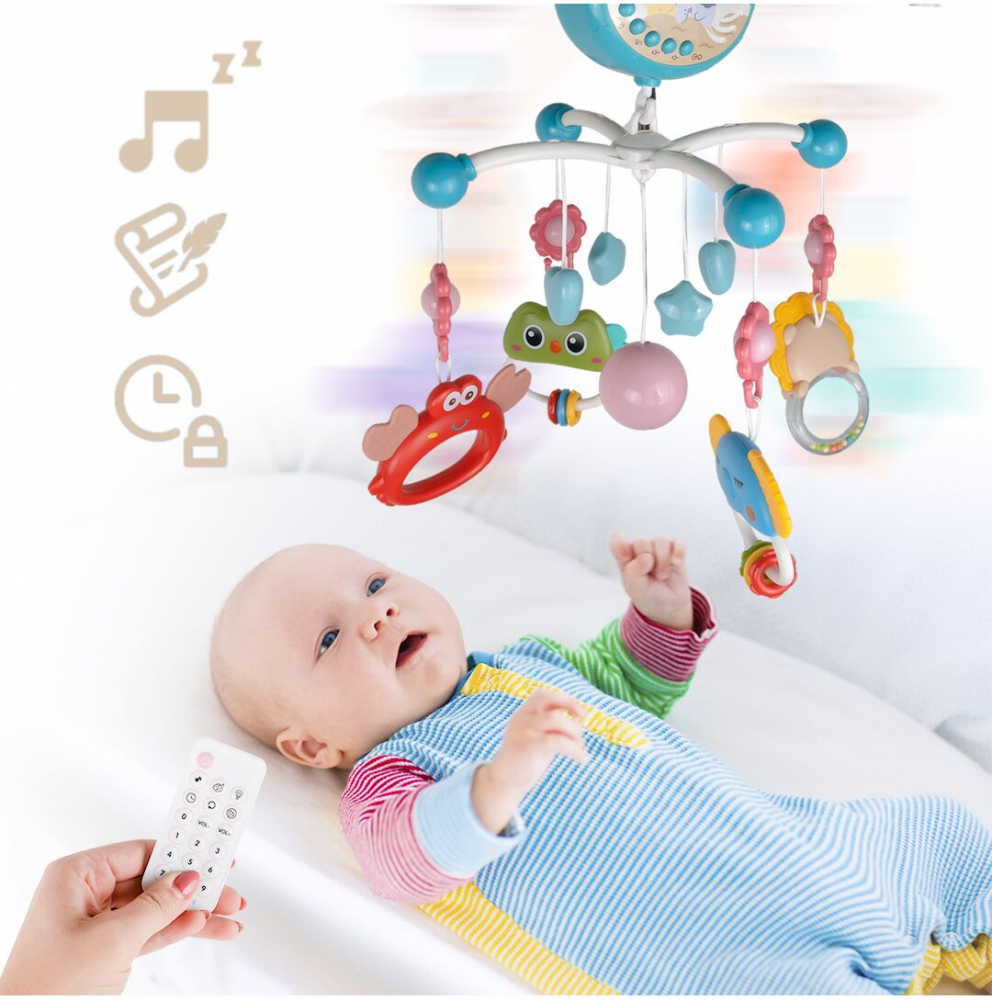 Carusel Muzical Malplay cu Proiector și Telecomandă - imagine 7