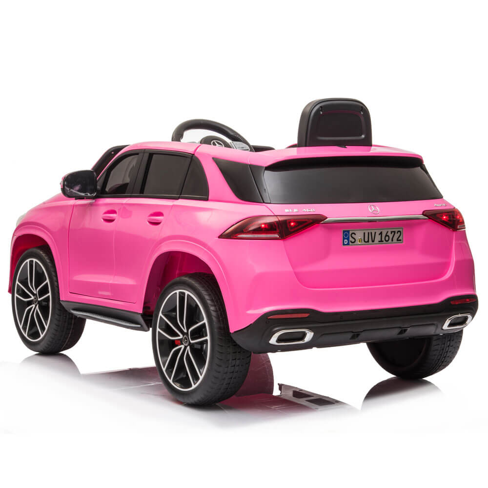 Masinuta Electrica Mercedes GLE450 Roz 12V, 2.4GHz - imagine 2