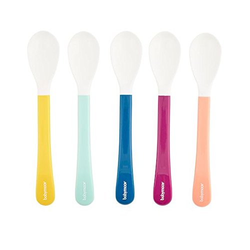 Babymoov Set 5 Lingurite Multicolore Bebelusi - imagine 3