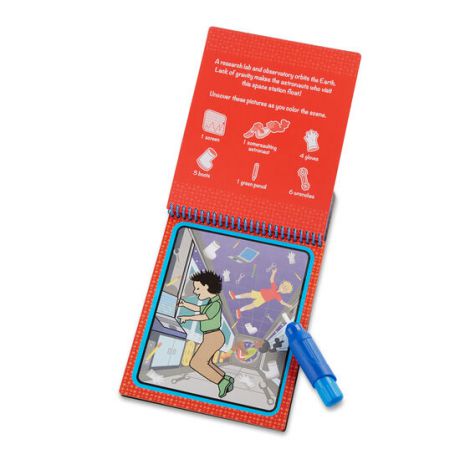 Carnet Colorat Apa Magică Spațiu Melissa & Doug - imagine 7