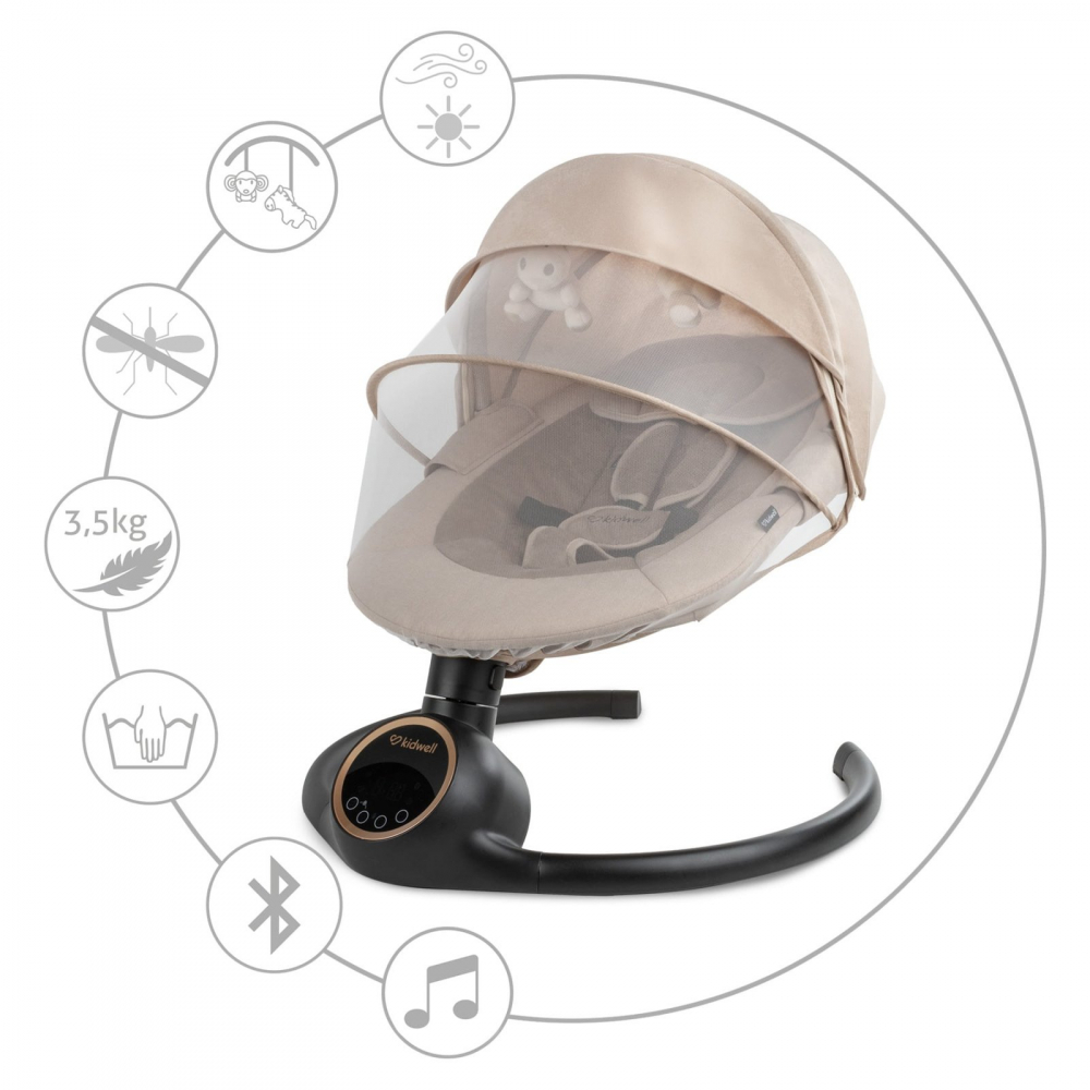 Kidwell Reve Balansoar 2in1 Bluetooth Bej - imagine 7