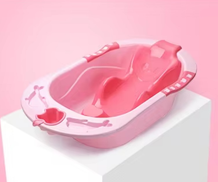 Cadita Little Mom Apple Pink - Baie Sigura 0-12 luni - imagine 6