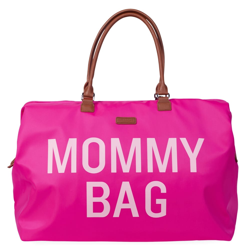 Geanta Childhome Mommy Bag Pop Pink - Practică Modernă