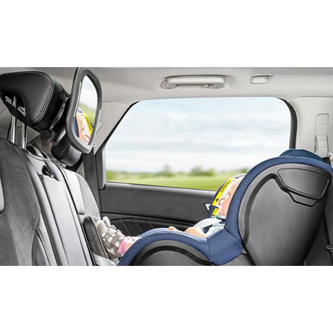 Oglindă Siguranță Auto Reer BabyView cu LED - imagine 3