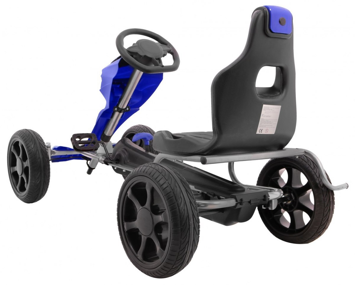 Kart Pedale Albastru Grand Ride | Autokids - imagine 10