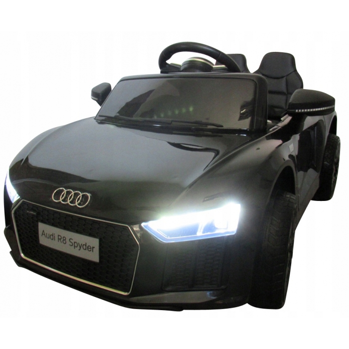 Masinuta Electrica Audi R8 R-Sport Negru 70W cu Telecomanda - imagine 5