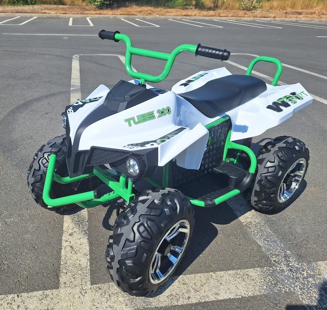 ATV Electric 2 Locuri Autokids 4x4 Alb