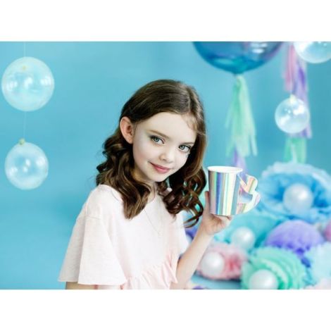 Pahare Sirena Iridescent Magice Party Deco - imagine 5