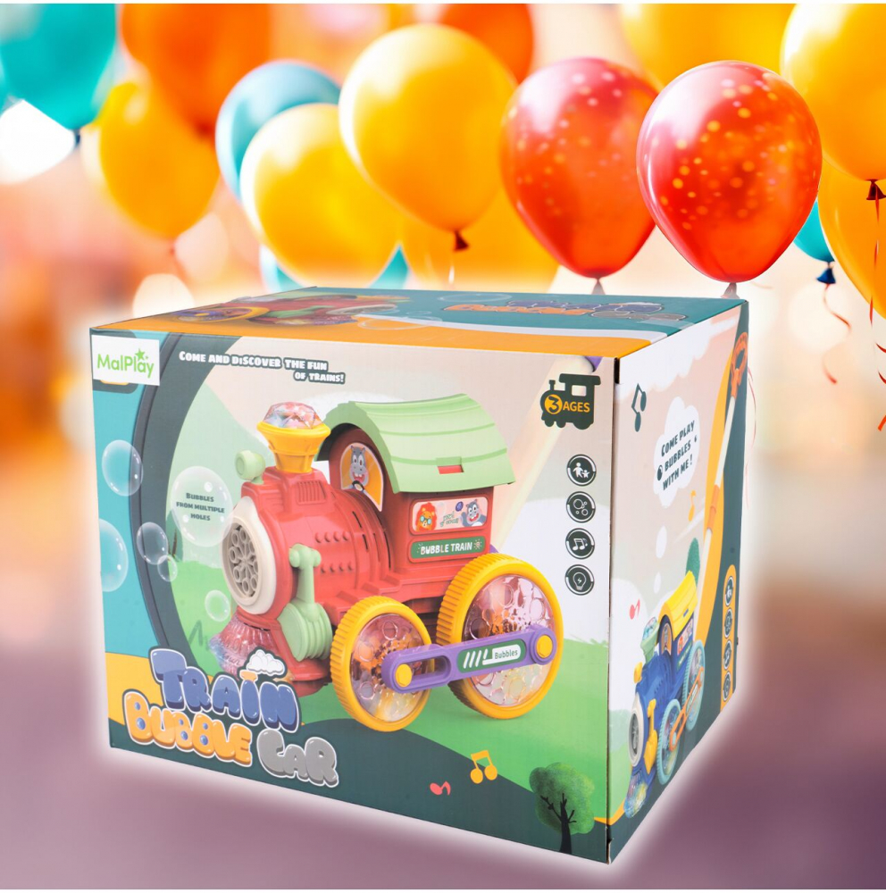 Trenulet Baloane MalPlay cu Lumini și Sunete - imagine 5