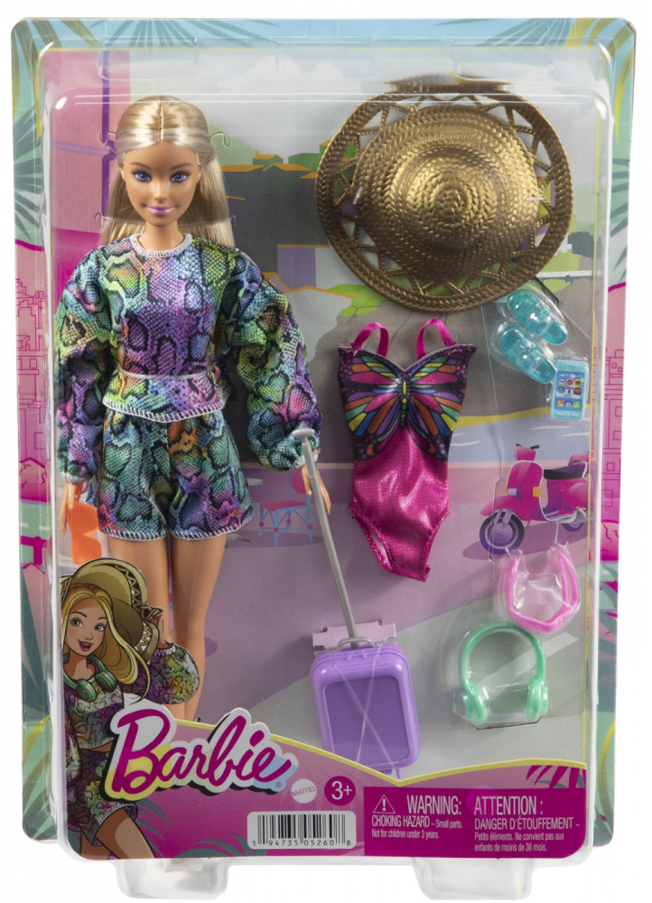 Papusa Barbie in Calatorie, cu Accesorii
