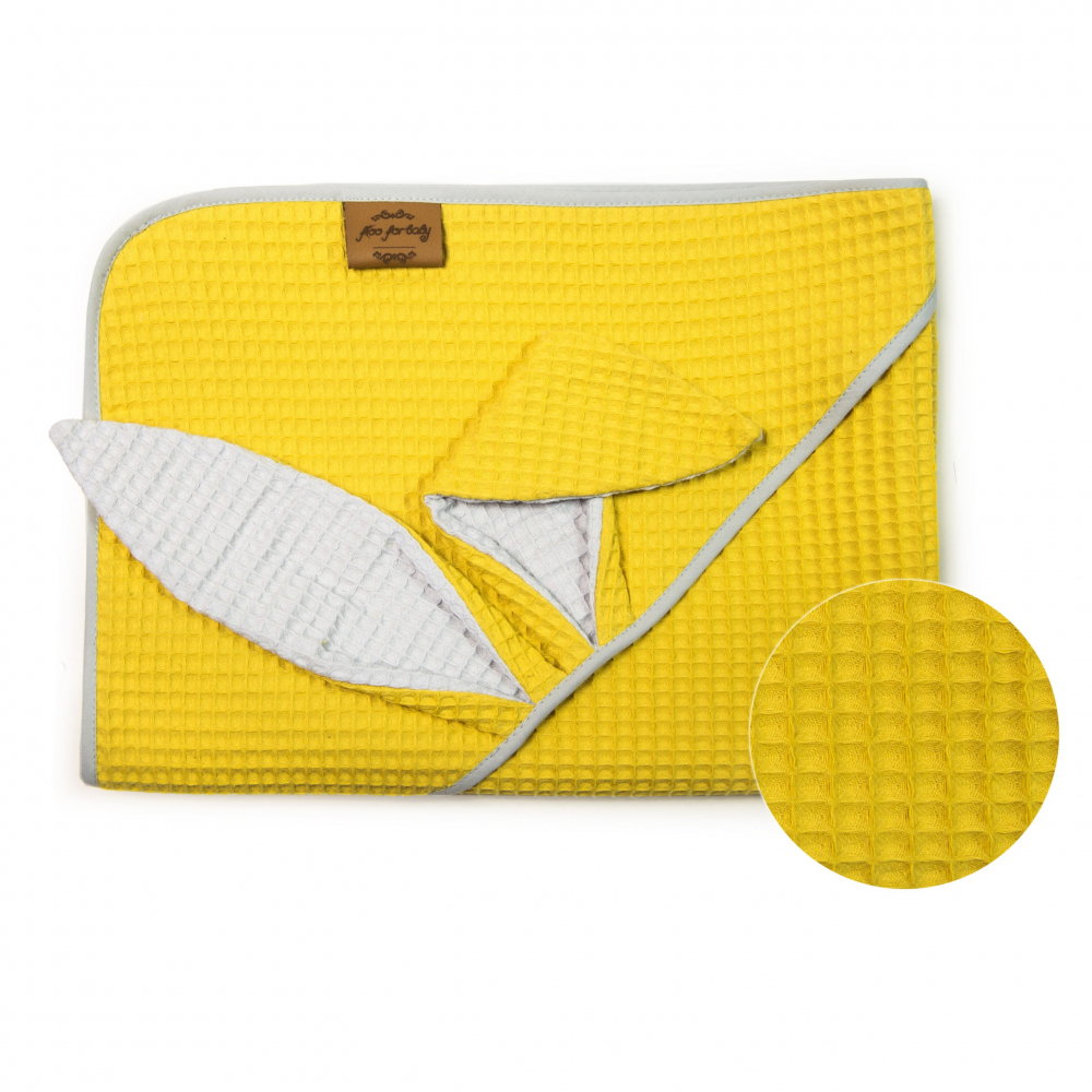 Prosop Baie Iepuras Galben | Floo for Baby