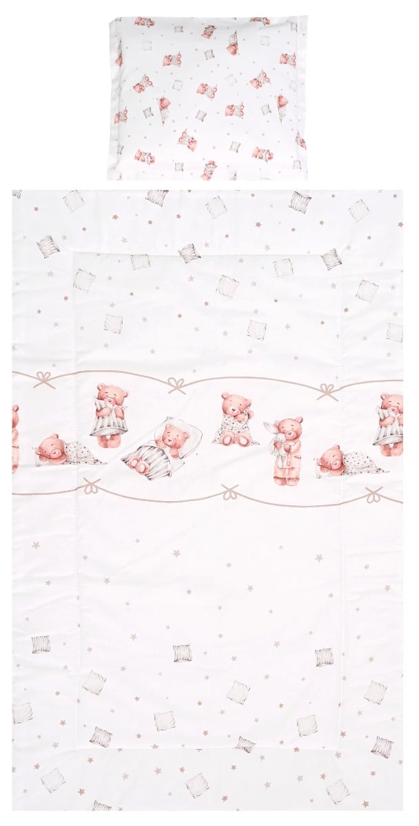Lenjerie Pat 3 Piese Lorelli Bears, Bumbac Ranforce