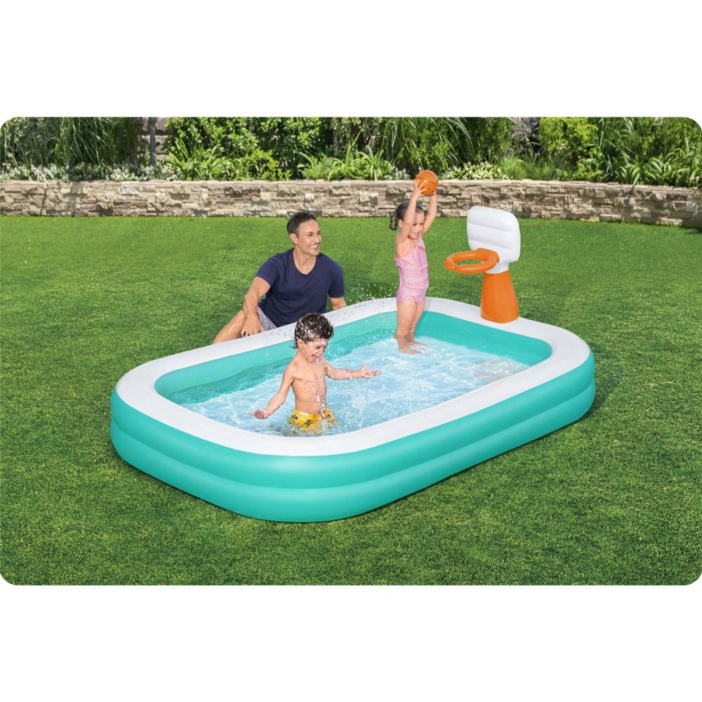 Piscina Bestway DunkN Splash cu Cos Baschet