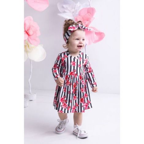 Rochie Nicol NANA Roz - Confort bumbac 100% - imagine 2