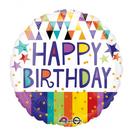 Balon Happy Birthday Amscan | Decor Perfecta