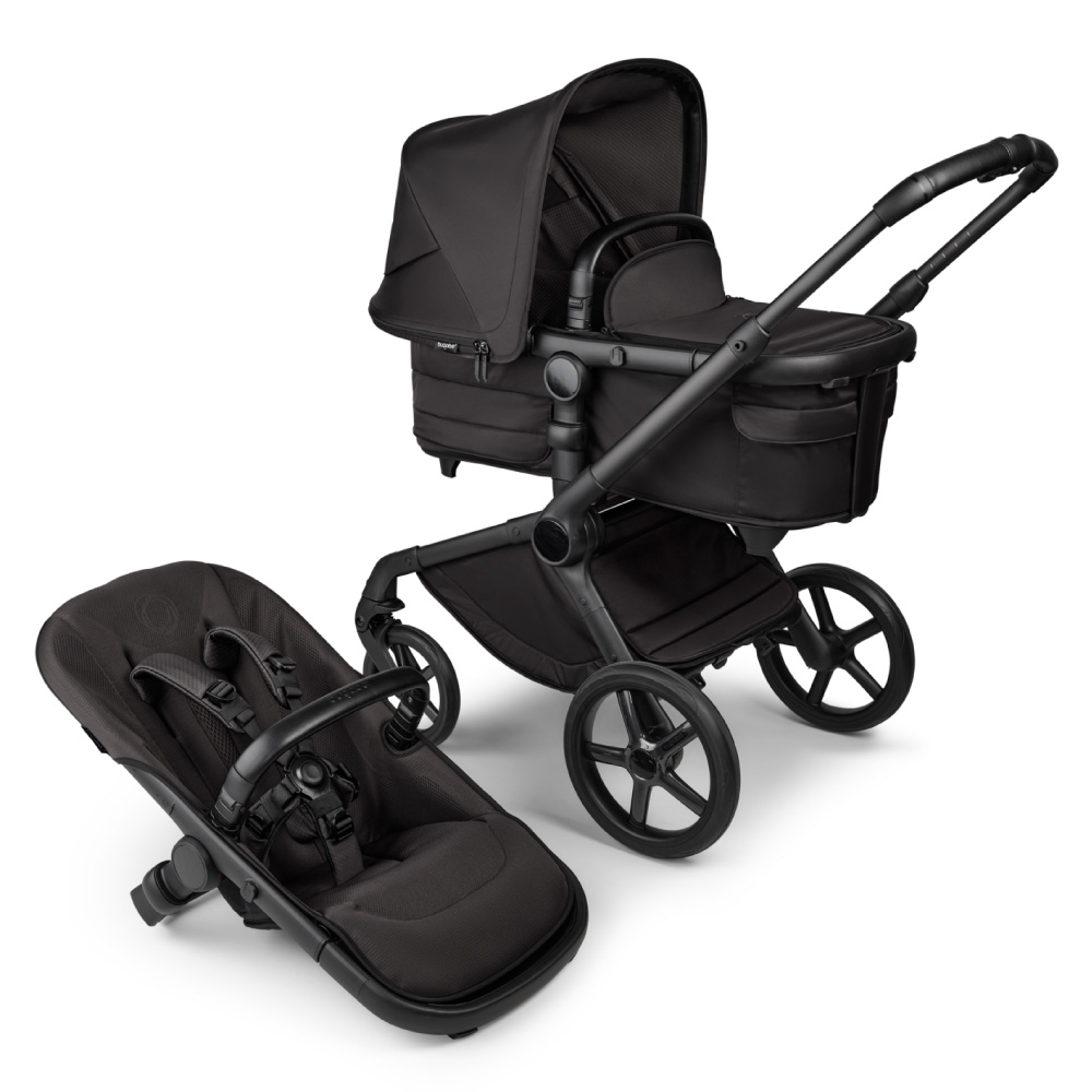 Bugaboo Fox 5 Noir Black Moonlight - Premium 2 în 1