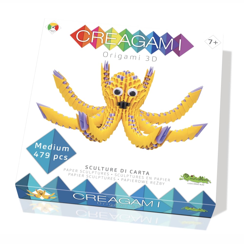 Joc 3D Caracatita Origami Creagami, 479 Piese