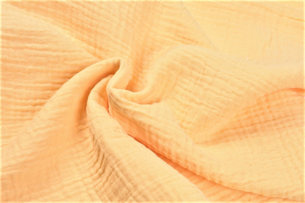 Muselina Bumbac Organic Galben 80x80 cm - Confort Family
