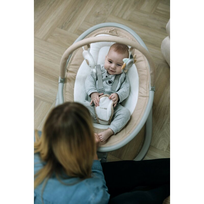 Leagan FreeOn Elite Beige cu 12 melodii si 5 viteze - imagine 4