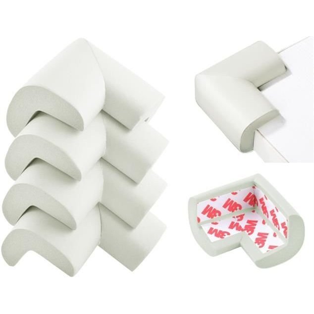 Aparatori Colturi Iso Trade, Set 4, Alb