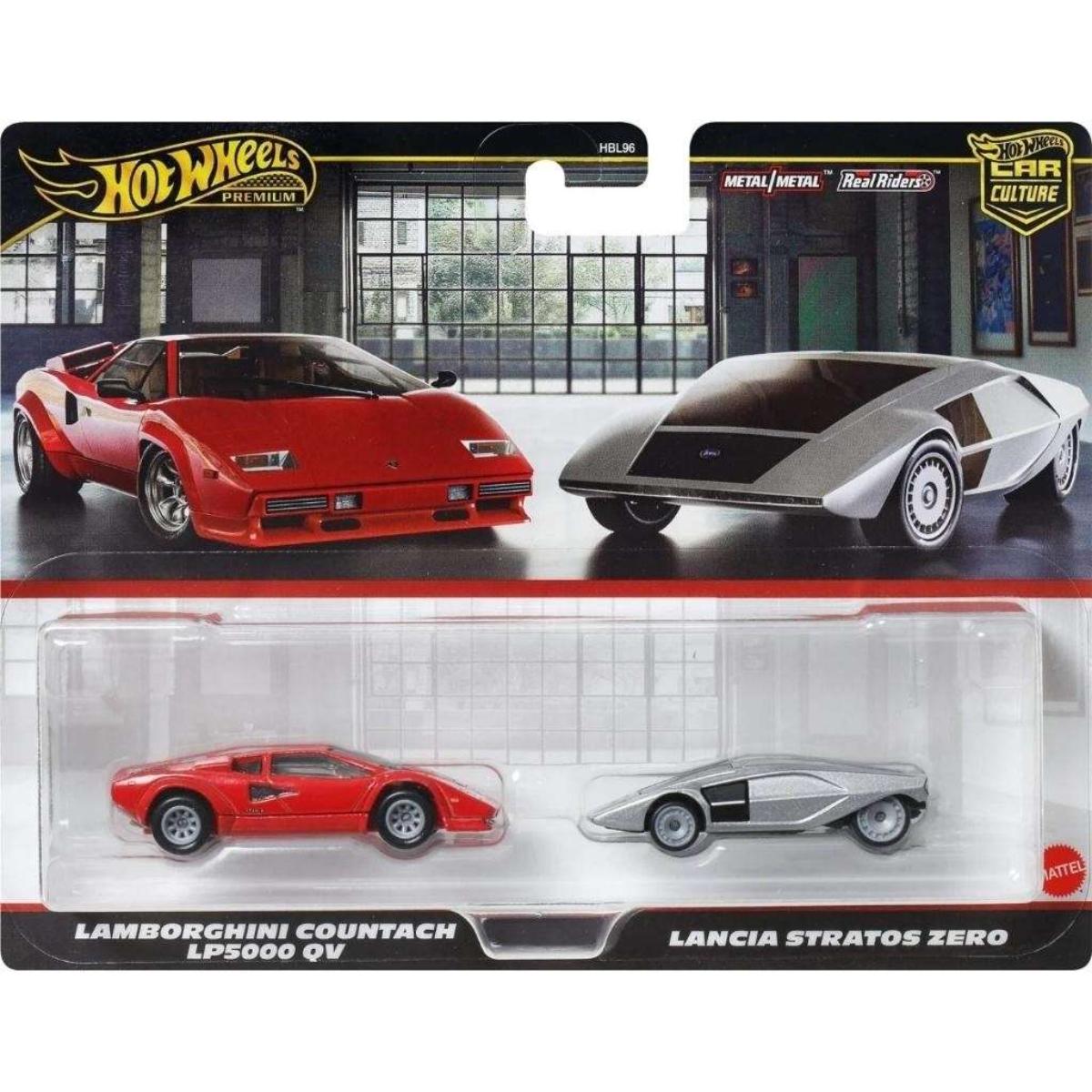 Set Hot Wheels Lamborghini & Lancia Metalice