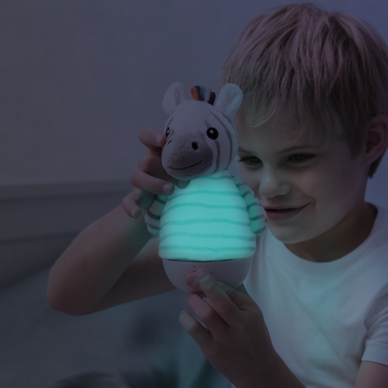 Lampa de veghe Zazu Zebra Zack, Multicoloră - imagine 2