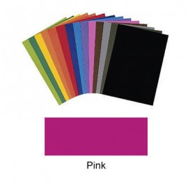 Carton Colorat Roz 220g Folia Paper | Set 10 Coli