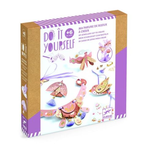 Kit DIY Bijuterii Miss Rosefinch Djeco - 84,9 Lei