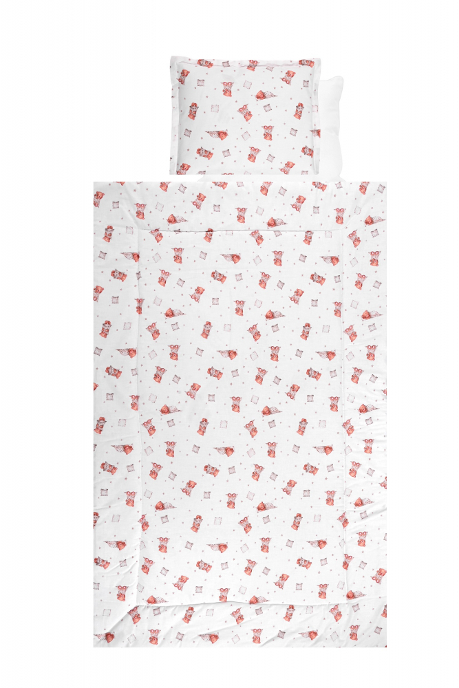 Lenjerie Pat 4 Piese Lorelli Bears Bumbac Ranforce - imagine 2