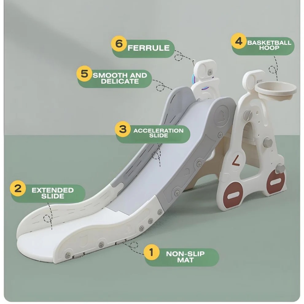 Tobogan Pliabil 3-in-1 Copii | Nichiduta Garden - imagine 3