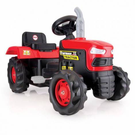 Tractor cu pedale Dolu, rezistent, claxon - imagine 3