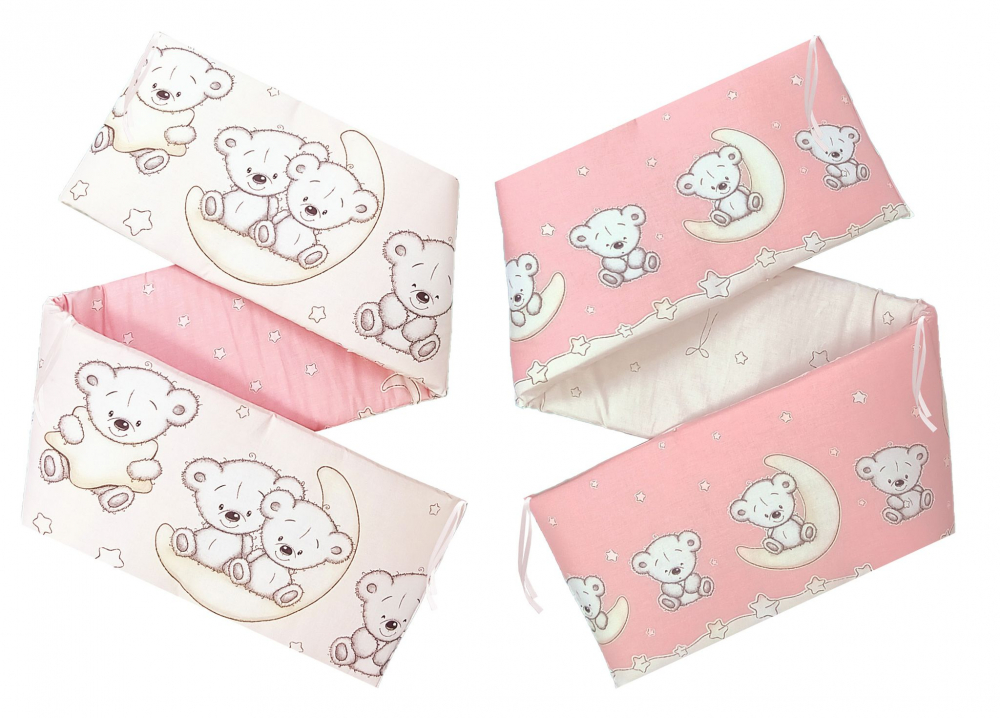 Aparatori Patut Nichiduta Teddy Pink - Siguranta OEKO-TEX