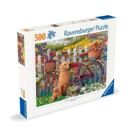 Ravensburger Puzzle 500 Piese Cățeluși - imagine 3