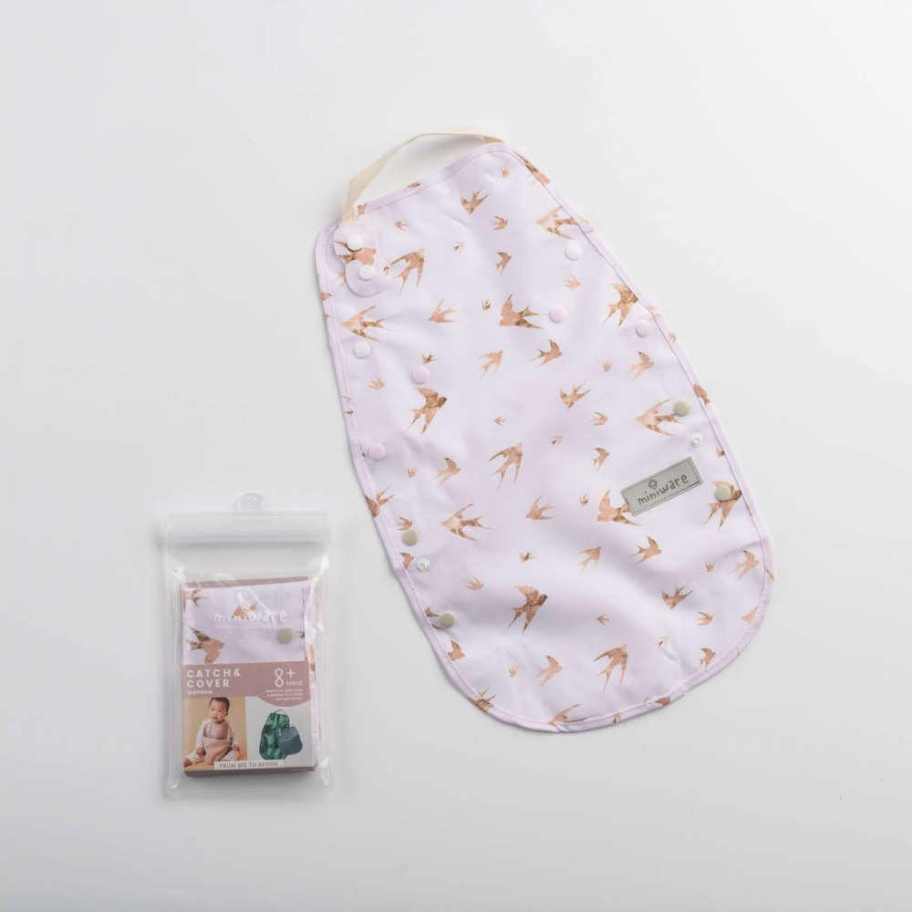 Baveta 2in1 Miniware Catch Cover Golden Swallow - imagine 4