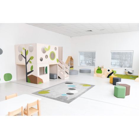 Complex Joacă Flora Moje Bambino - Lemn Interior - imagine 37