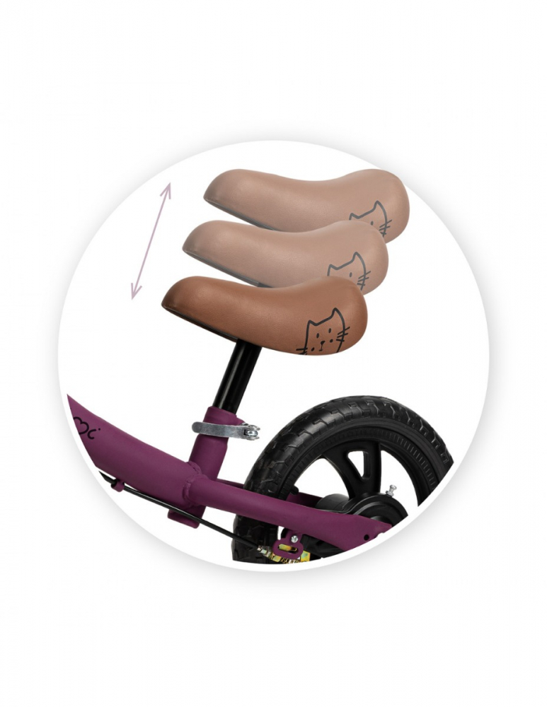 Bicicleta Momi Breki Purple 12 inch, fără pedale - imagine 3