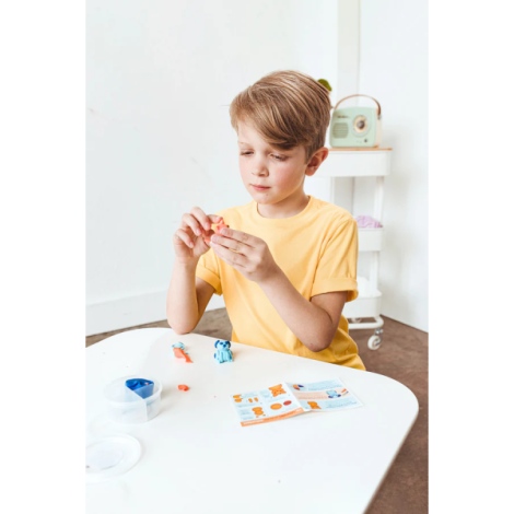 Plastilina Ooly Creatibles - Set DIY 4 culori cu uscare la aer - imagine 7