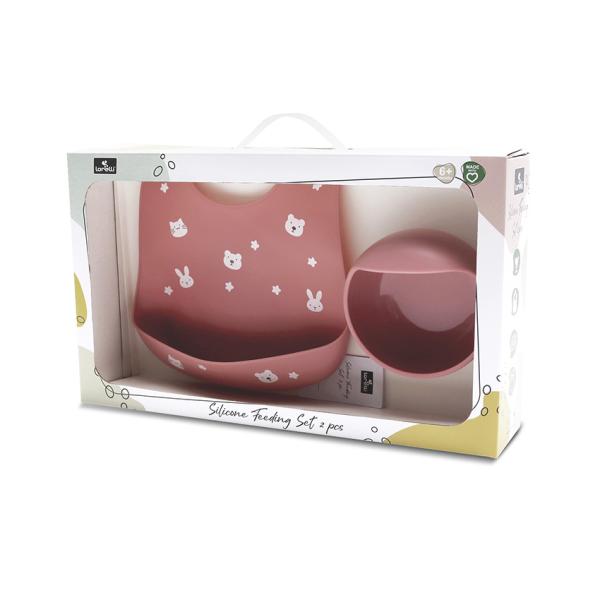 Set Hranire Lorelli Silicon | Bol Vacuum + Baveta - imagine 2