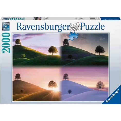 Puzzle Ravensburger Anotimpuri, 2000 Piese - imagine 2